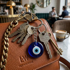 Blue Evil Eye Keychain