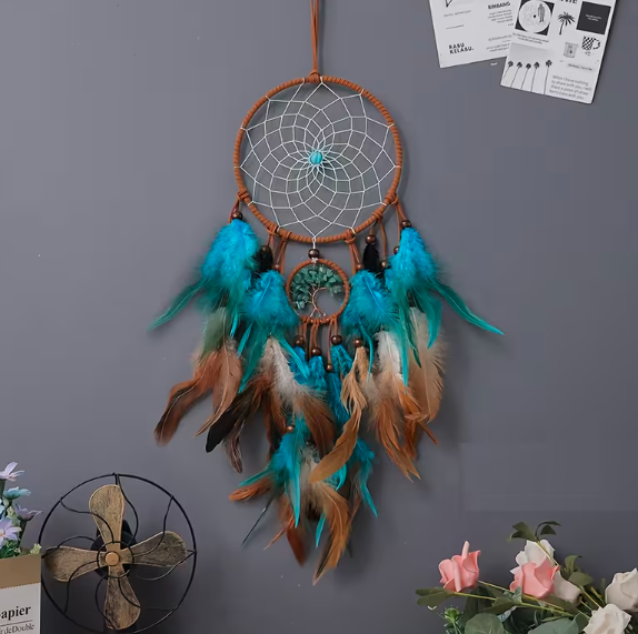 Blue Brown DreamCatcher Big