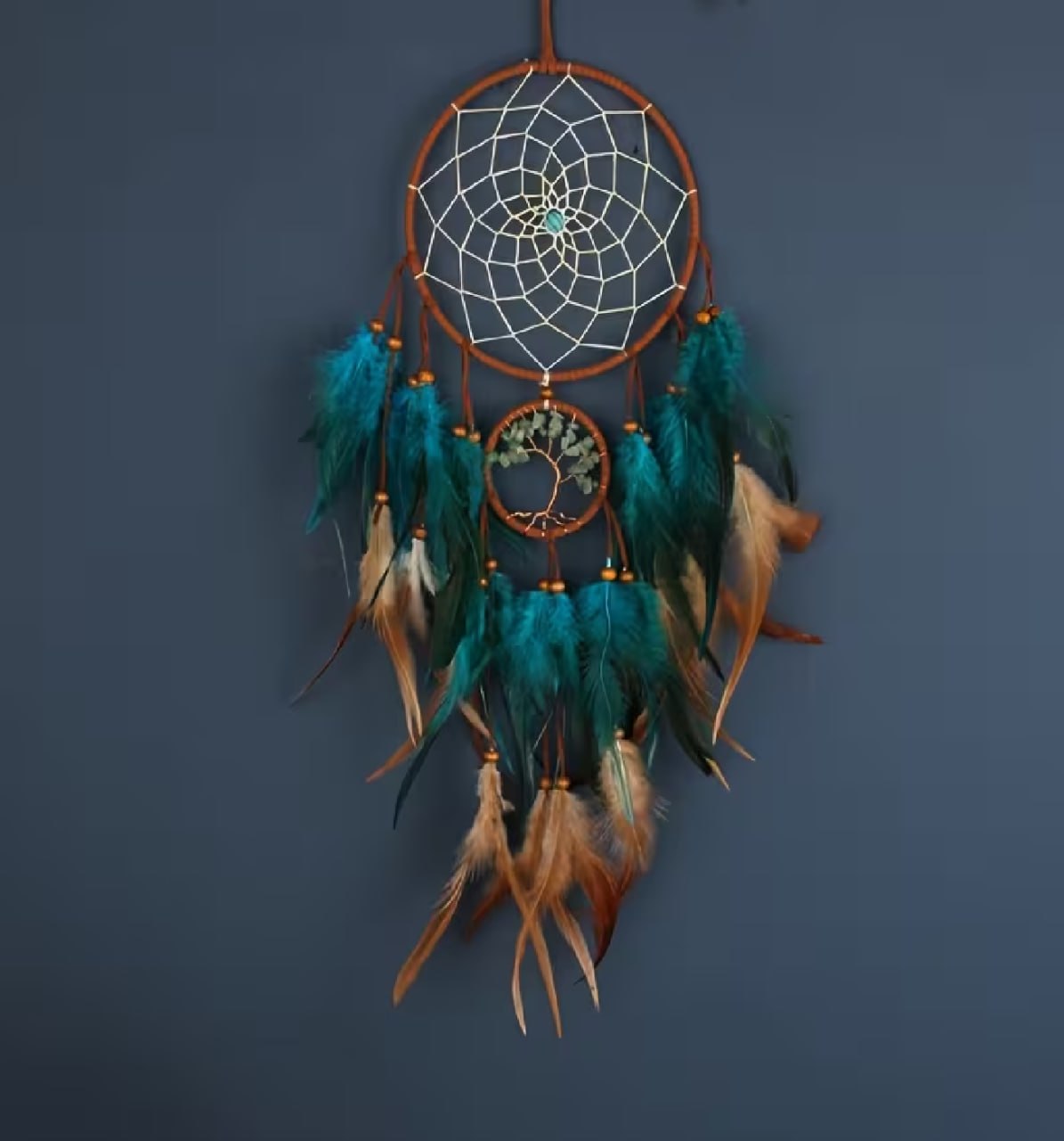 Blue Brown DreamCatcher Big
