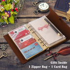 Faux Leather Journal Notebook Blank Pages
