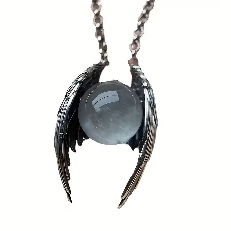 Ghost Angel Pendant With a Bead