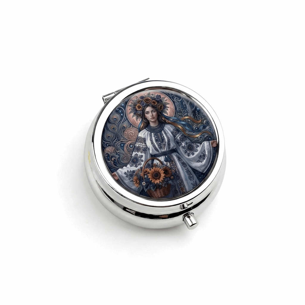 Mini Pill Box Ukrainian