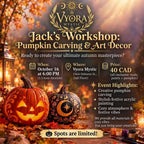 Jack’s Workshop: Pumpkin Carving & Art Decor