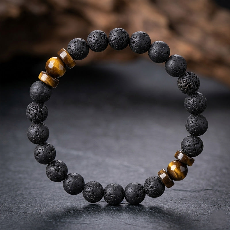 Men's Stone Bead Bracelet