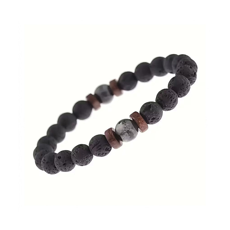 Men's Stone Bead Bracelet