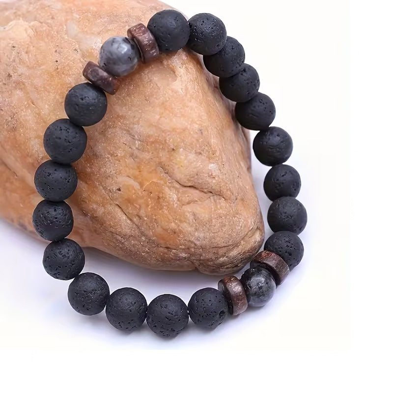 Men's Stone Bead Bracelet