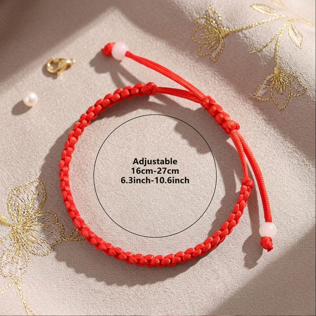 Chinese-Style Red Bracelet