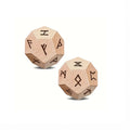 Wooden Elder Futhark rune set
