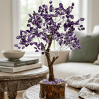 Gemstone Bonsai/Amethyst-160 Beads 8"