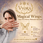Magical  Wings: Your First Henna (Mehendi) Butterfly