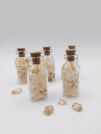 Stone Chips Bottle - Citrine & Quartz