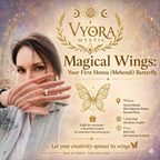 Magical  Wings: Your First Henna (Mehendi) Butterfly