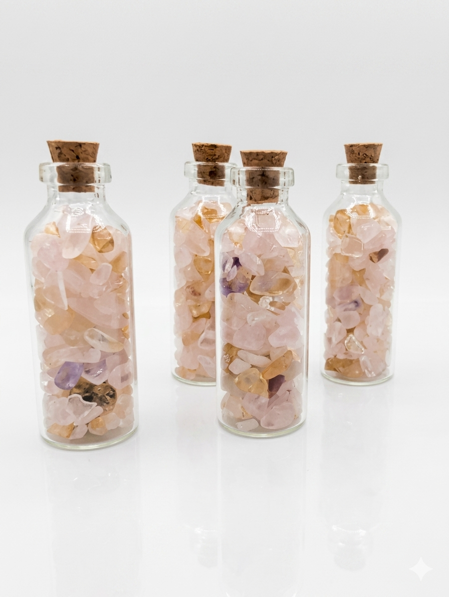 Stone Chips Bottle - Crystal Chips Mix