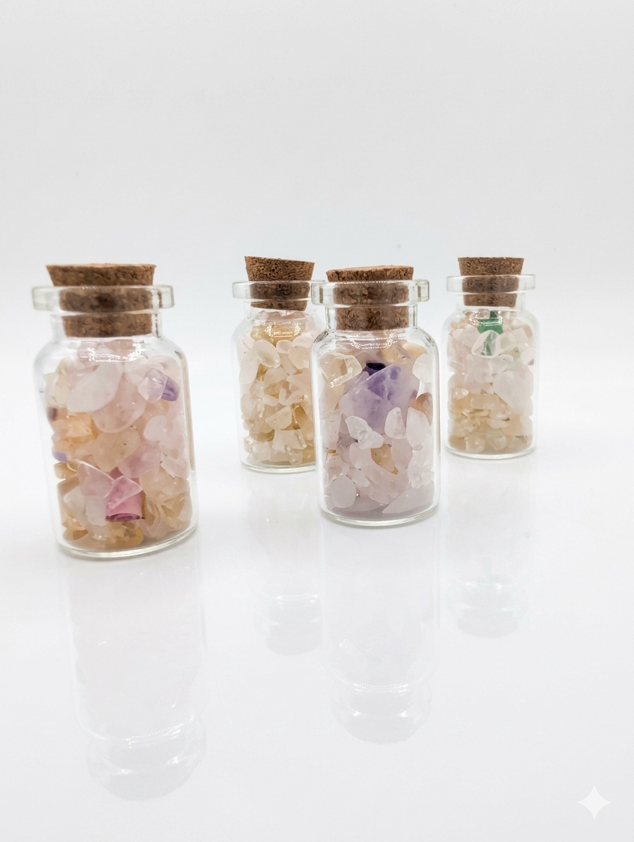 Stone Chips Bottle - Crystal Chips Mix