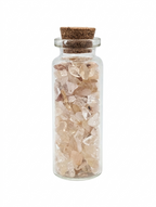 Stone Chips Bottle - Citrine & Quartz