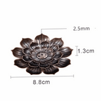 Incense Holder for Sticks, Brass Lotus