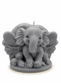 Gray Elephant Candle