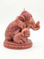 Brown Elephant Candle