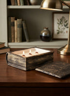 Candle "Literary Hearth"