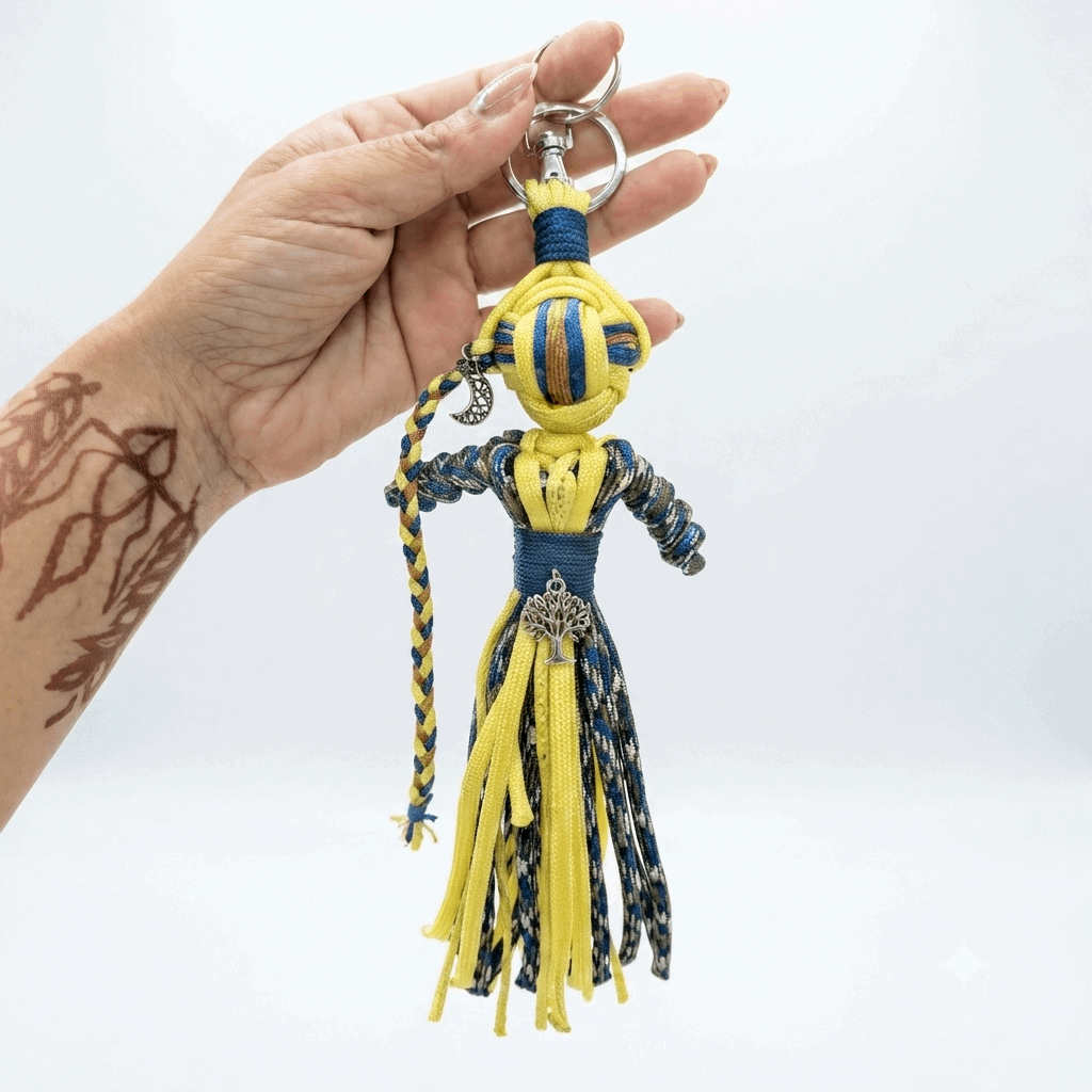 Motanka Doll Keychain