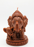 Brown Elephant Candle