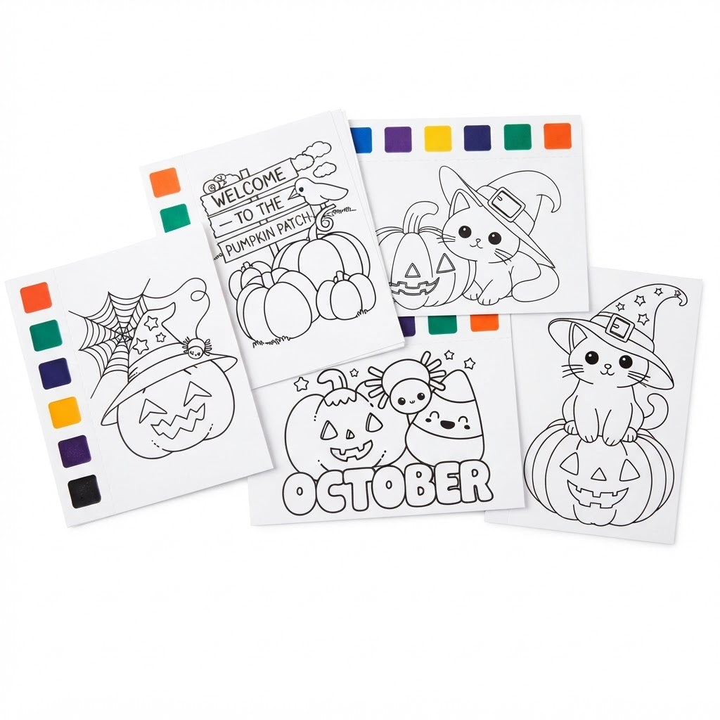 Magical Watercolours: Pumpkin Party