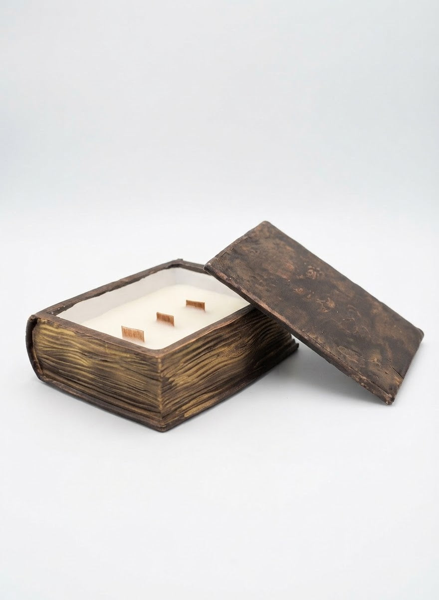 Candle "Literary Hearth"