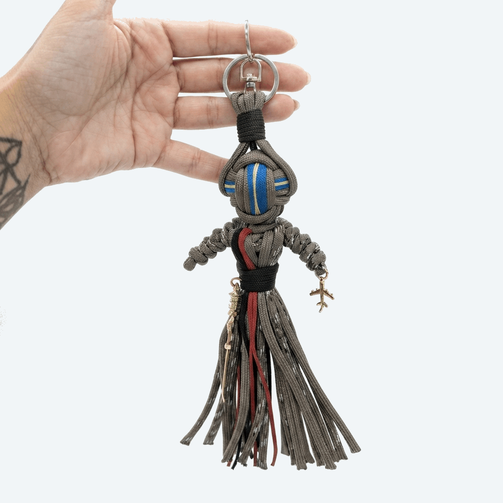 Motanka Doll Keychain