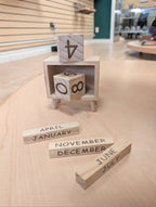 Bloomingville Wood Perpetual Calendar