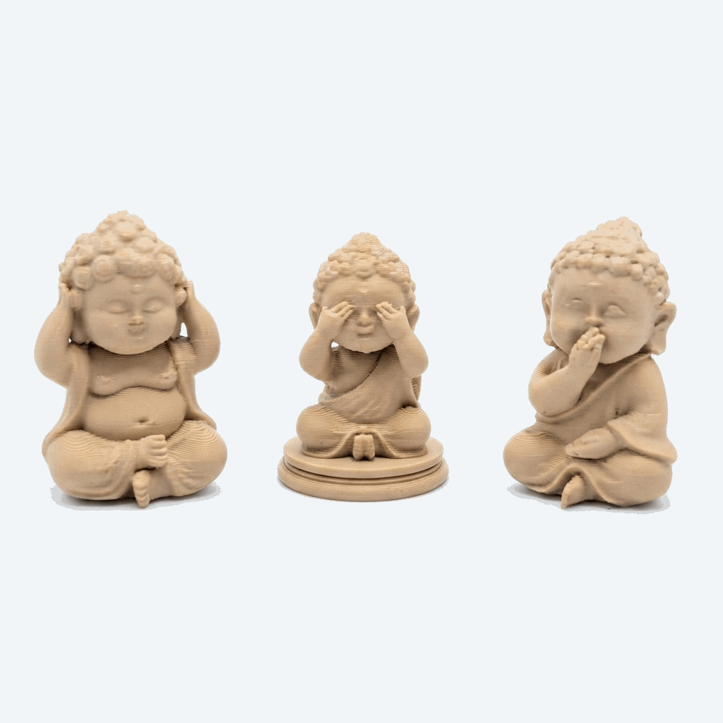 Wisdom of Three, 3D (Set, 3 Buddha)