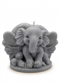 Gray Elephant Candle