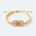 Gold Bracelet With Sunflower