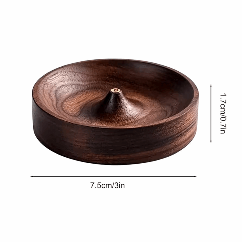 Natural Wooden Incense Holder